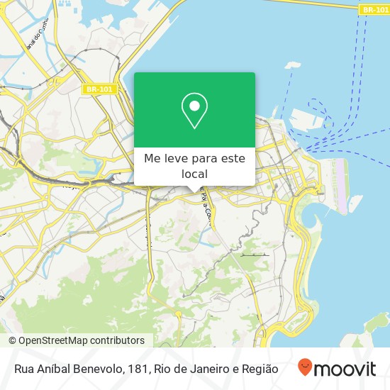 Rua Aníbal Benevolo, 181 mapa