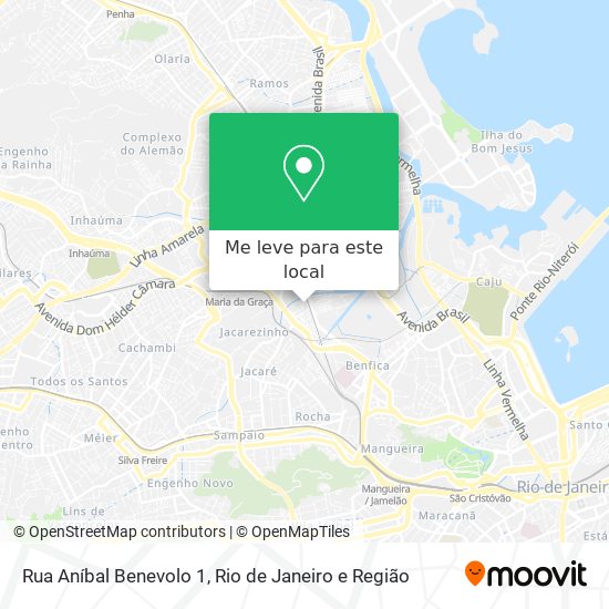 Rua Aníbal Benevolo 1 mapa