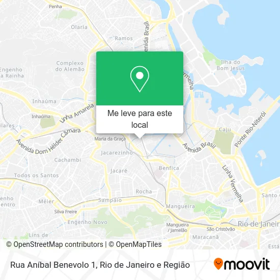 Rua Aníbal Benevolo 1 mapa
