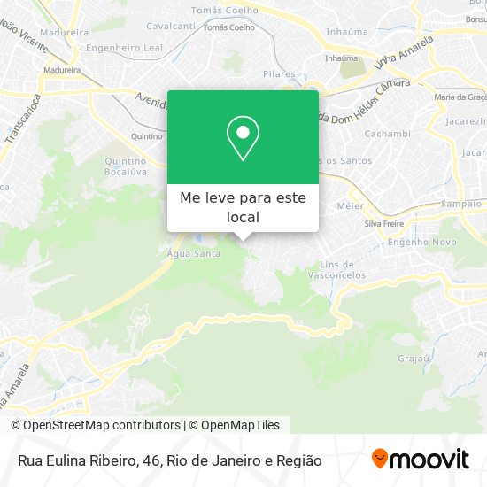 Rua Eulina Ribeiro, 46 mapa
