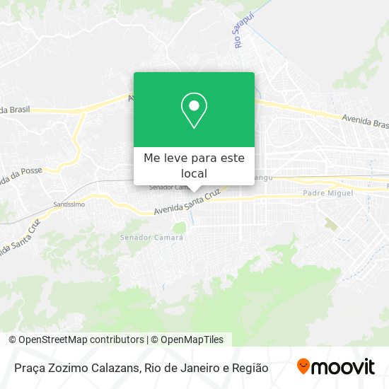 Praça Zozimo Calazans mapa