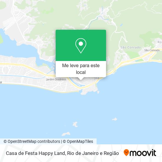 Casa de Festa Happy Land mapa