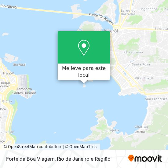 Forte da Boa Viagem mapa