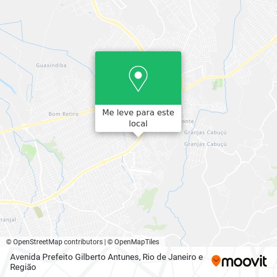 Avenida Prefeito Gilberto Antunes mapa