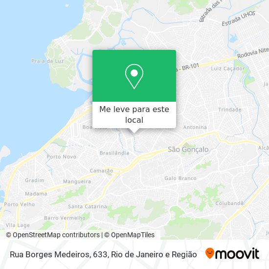 Rua Borges Medeiros, 633 mapa
