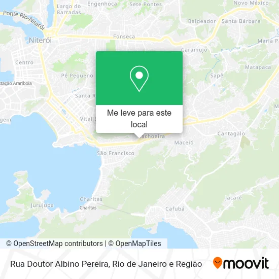 Rua Doutor Albino Pereira mapa