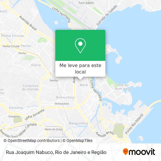 Rua Joaquim Nabuco mapa