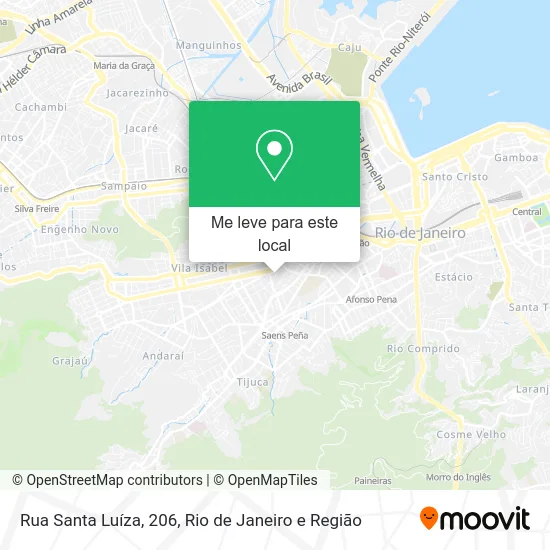 Rua Santa Luíza, 206 mapa