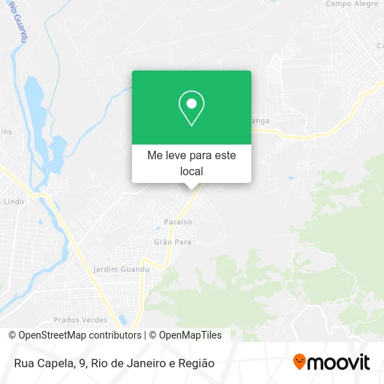 Rua Capela, 9 mapa