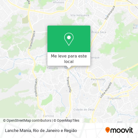 Lanche Mania mapa