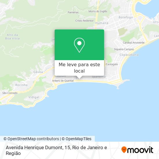Avenida Henrique Dumont, 15 mapa