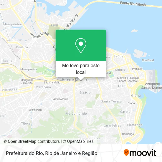 Prefeitura do Rio mapa