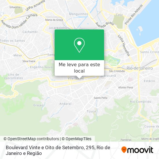 Boulevard Vinte e Oito de Setembro, 295 mapa