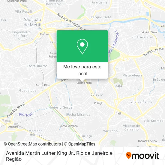 Avenida Martin Luther King Jr. mapa