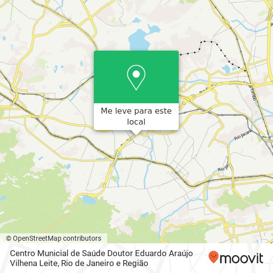 Centro Municial de Saúde Doutor Eduardo Araújo Vilhena Leite mapa