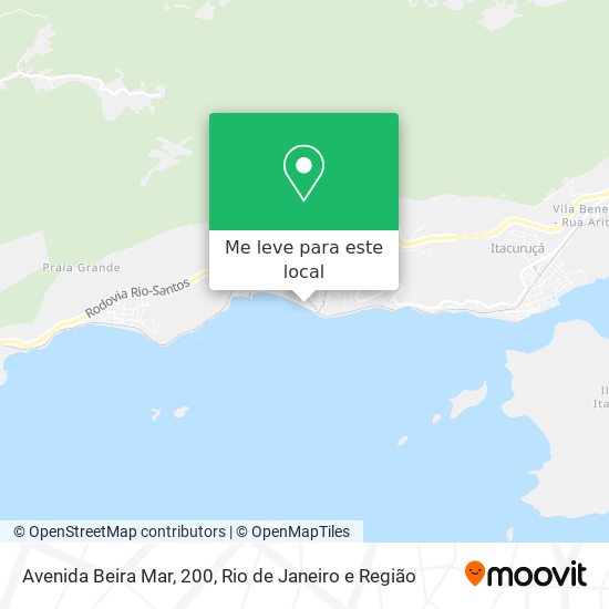 Avenida Beira Mar, 200 mapa