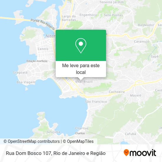 Rua Dom Bosco 107 mapa