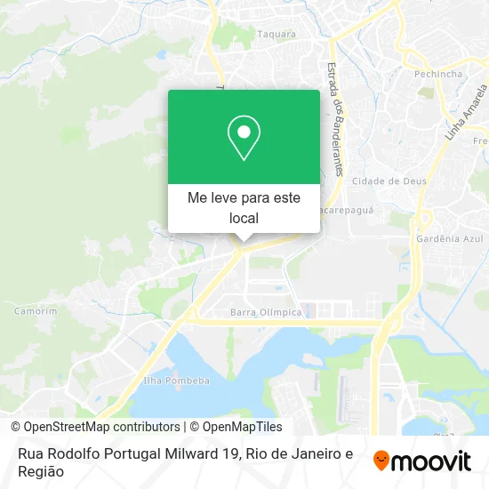 Rua Rodolfo Portugal Milward 19 mapa