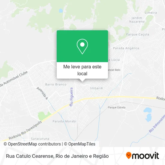 Rua Catulo Cearense mapa