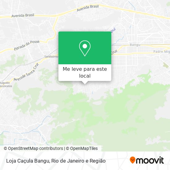 Loja Caçula Bangu mapa