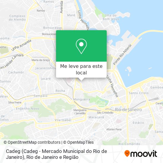Cadeg (Cadeg - Mercado Municipal do Rio de Janeiro) mapa