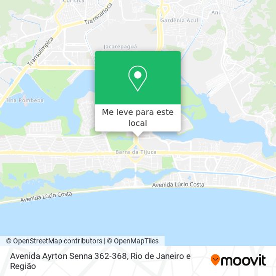 Avenida Ayrton Senna 362-368 mapa