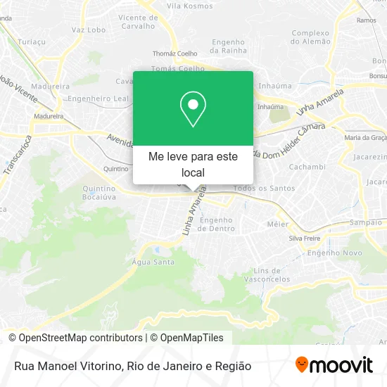 Rua Manoel Vitorino mapa