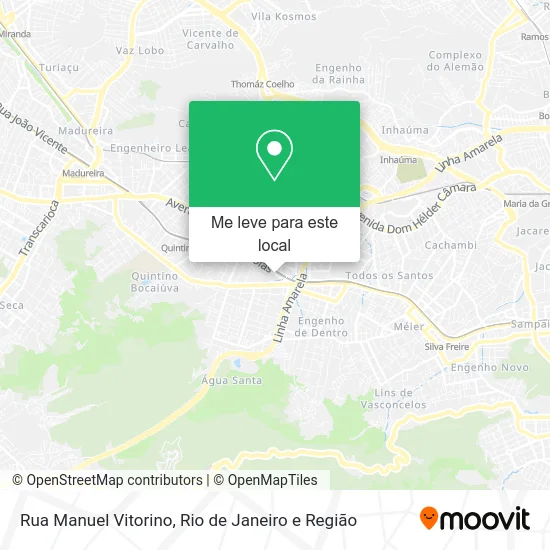 Rua Manuel Vitorino mapa
