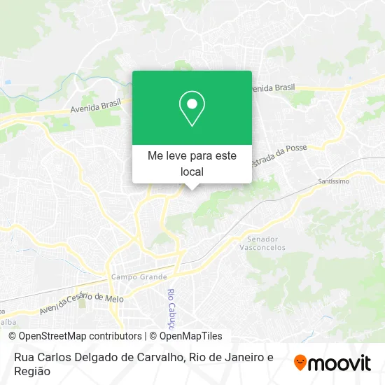 Rua Carlos Delgado de Carvalho mapa