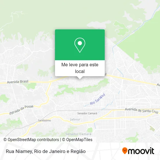 Rua Niamey mapa