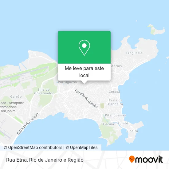 Rua Etna mapa