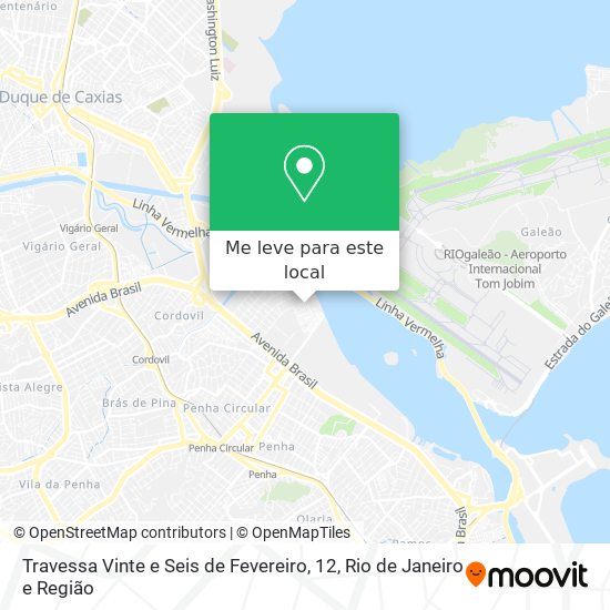 Travessa Vinte e Seis de Fevereiro, 12 mapa