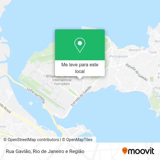 Rua Gavião mapa