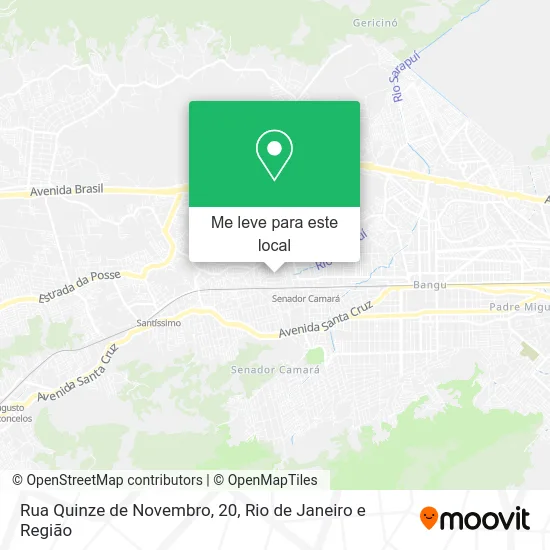 Rua Quinze de Novembro, 20 mapa