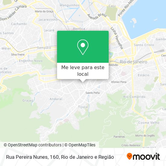 Rua Pereira Nunes, 160 mapa