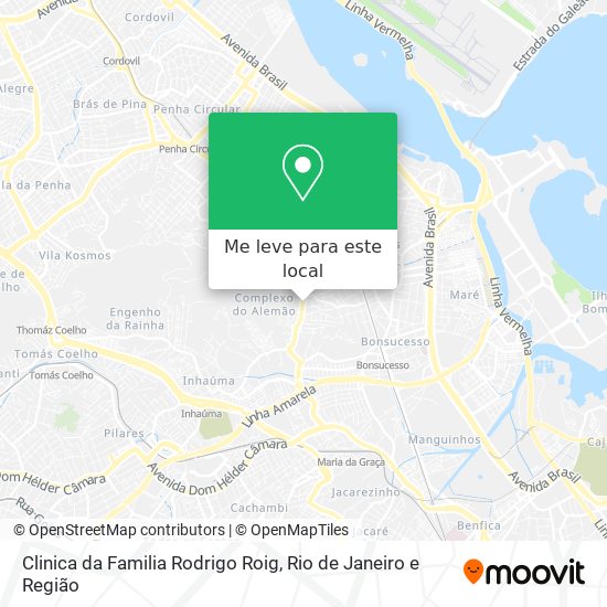 Clinica da Familia Rodrigo Roig mapa