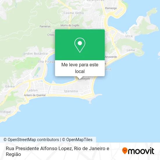 Rua Presidente Alfonso Lopez mapa