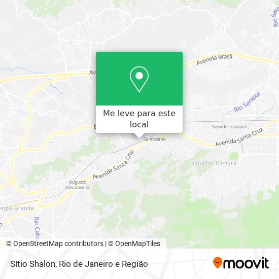 Sítio Shalon mapa
