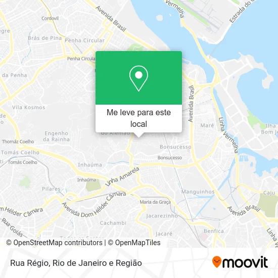 Rua Régio mapa
