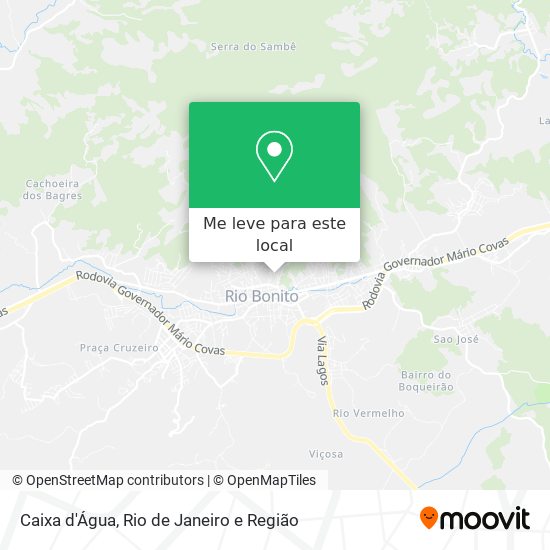 Caixa d'Água mapa