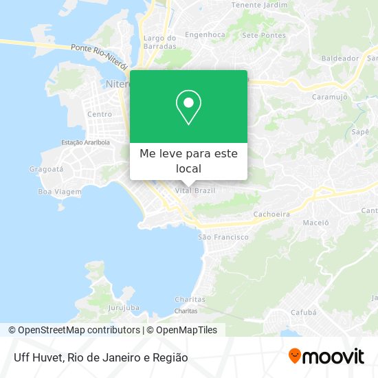 Uff Huvet mapa