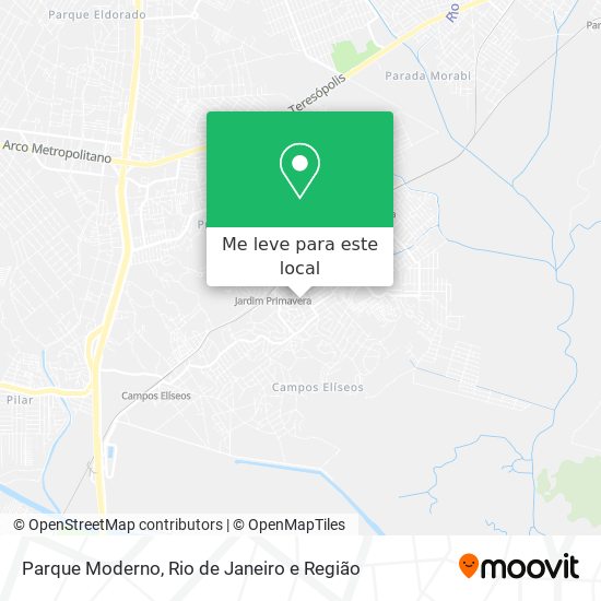 Parque Moderno mapa