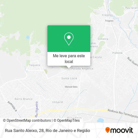 Rua Santo Aleixo, 28 mapa