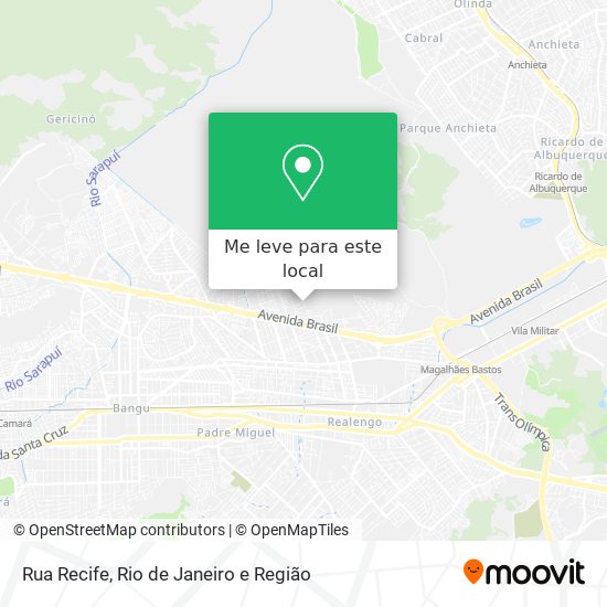 Rua Recife mapa