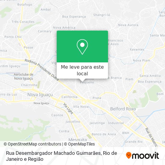 Rua Desembargador Machado Guimarães mapa