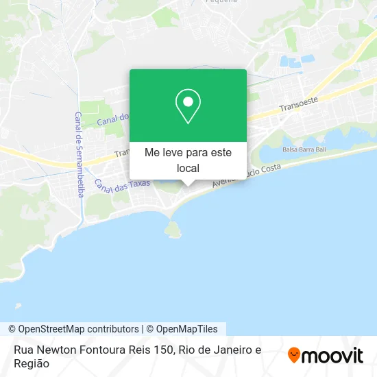 Rua Newton Fontoura Reis 150 mapa