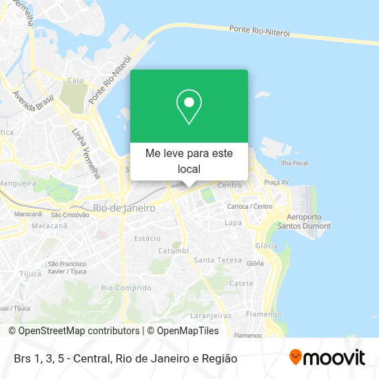 Brs 1, 3, 5 - Central mapa