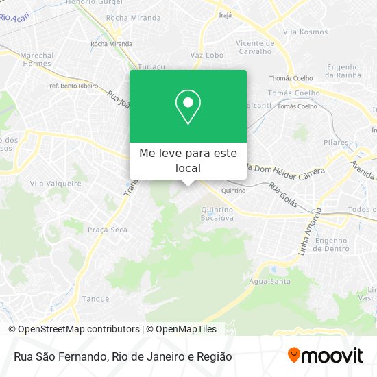 Rua São Fernando mapa