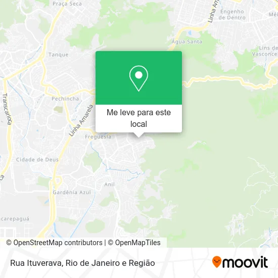 Rua Ituverava mapa