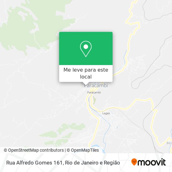 Rua Alfredo Gomes 161 mapa